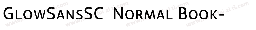 GlowSansSC  Normal Book字体转换